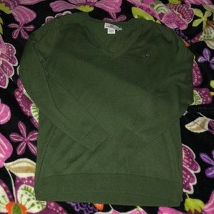 Vineyard Vines Green V-Neck Sweater